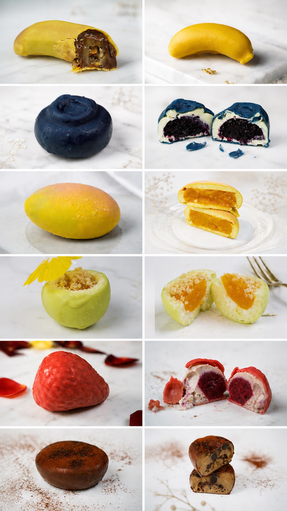 Mariya's desserts collage